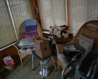 wicker chairs