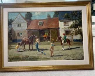 24 x 36" Painting by H. Freckleton
