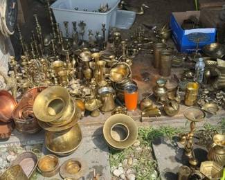 Lots of Brass... Brass Animals not shown in photo