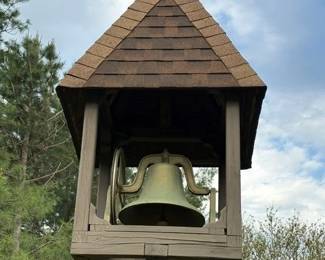 Brass Bell & Bell Tower... Be sure to bring manpower to remove