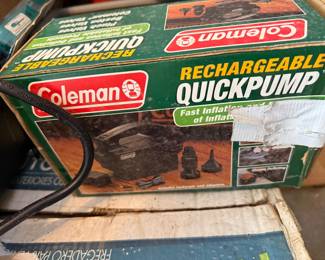 Coleman rechargeable quick pump