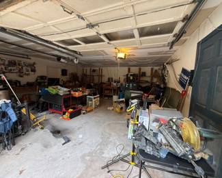 Garage from looking in