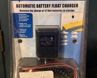 Automatic battery float charger