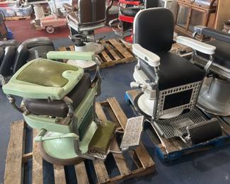 Vtg Barber Chairs