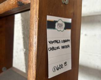 Vintage Library Cabling Ladder