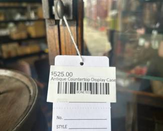 Antique Countertop Display Case