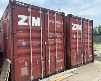 20' Zim Brand Shipping Container