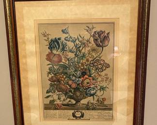 Print of "April" Floral Still Life by Robert Furber