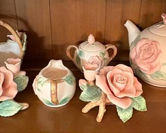 Franciscan Desert Rose Tea Set