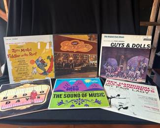 Collection 1 of 3 Vintage Broadway And Motion Picture Vinyls