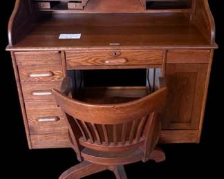 Vintage RollTop Desk