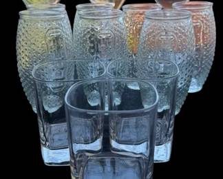 Vintage Football Glasses More