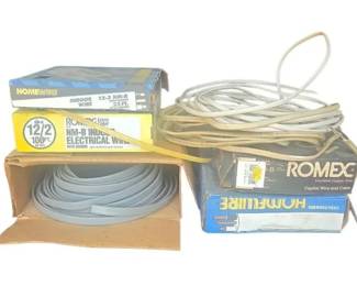 Lot Of Residental Electrical Wire Various Guages And Lengths