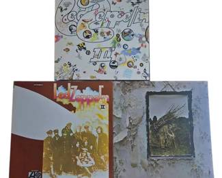 Led Zeppelin Vinyl LP Lot Led Zeppelin II, III And IV