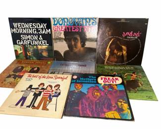 LP Mystery Lot W Simon Garfunkel, The Mamas Papas More