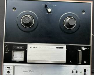 Vintage Sony TC355 ReeltoReel Tape Deck Tested