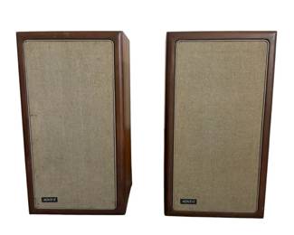 Pair of Vintage Advent Loudspeakers UNTESTED