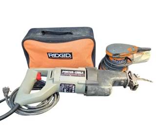 Porter Cable Tiger Saw And RIDGID Orbital Sander