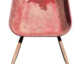 Vintage Red Wheelbarrow