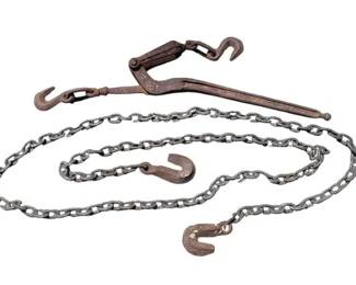 Vintage Heavy Duty ComeAlong With Chain