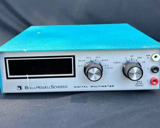 Vintage Bell Howell Schools Digital Multimeter IMD2022 Heath Kit Nixie Display
