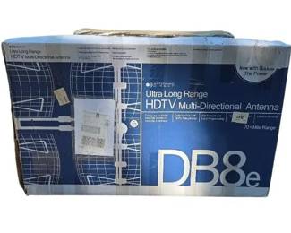 Antennas Direct DB8e Multi Directional Outdoor TV Antenna 70 Mile Range