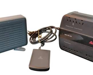 APC Backup UPS, External Hard Drive Bundle