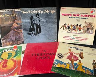 Collection 2 Of 3 Vintage Broadway And Cinema Soundtracks On Vinylsi