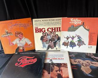 Collection 3 Of 3 Vintage Broadway And Movie Soundtrack Vinyls