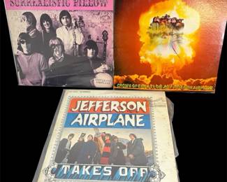 3 Jefferson Airplane LPs