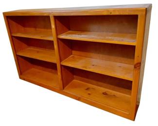 Three Tiered Wooden Bookshelf