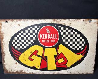 Kendall Motor Oil Metal Sign
