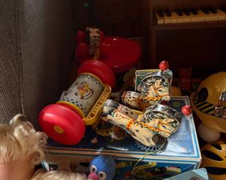 Vintage fisher price toys
