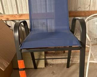 Stackable Metal Outdoor Barstools