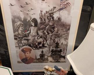 Ray Simon "A Nation Remembers" Lithograph