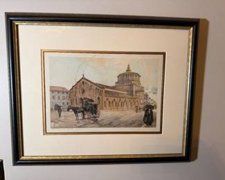 Santa Maria delle Grazie print