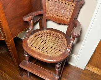 Eastlake Cane Back High Chair