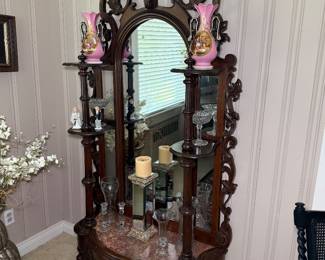 Victorian Etagere with Mirror