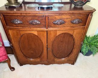 Victorian Two-Door Wash Stand Cabinet