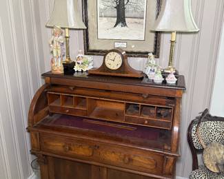 Eastlake Roll Top Secretary Desk