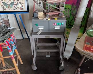 Industrial Typewriter Table