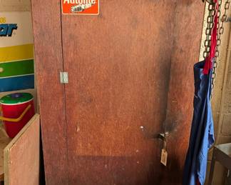 Wood Storage Cabinet