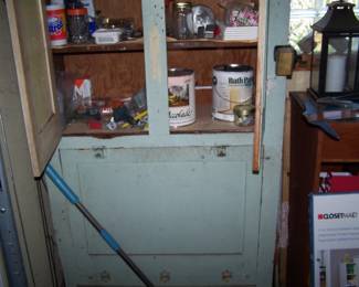 OLD WOODEN CABINET