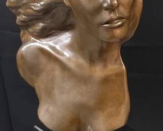 Limited Edition Bronze Sculpture 6175 1997 Enigma By Fredrick Hart