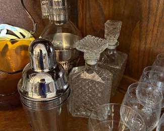 Crystal Decanters & Bar Goods