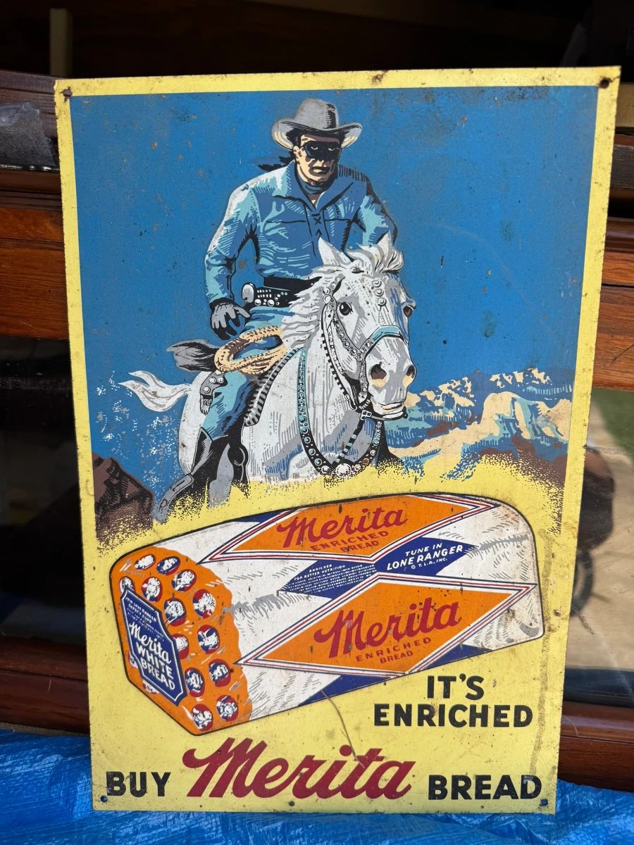 Lone Ranger Merita Sign