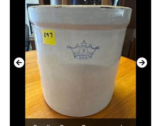 Crown 3 Gal Crock