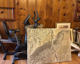 peacock art