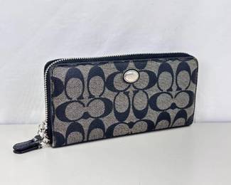 Authentic Coach Peyton Signature Slim Wallet