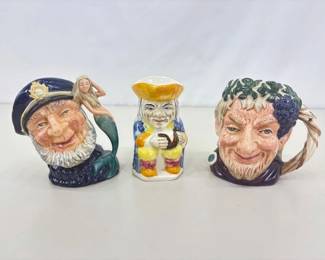 Lot of 3 Small 4" etc. Royal Doulton etc. Mugs